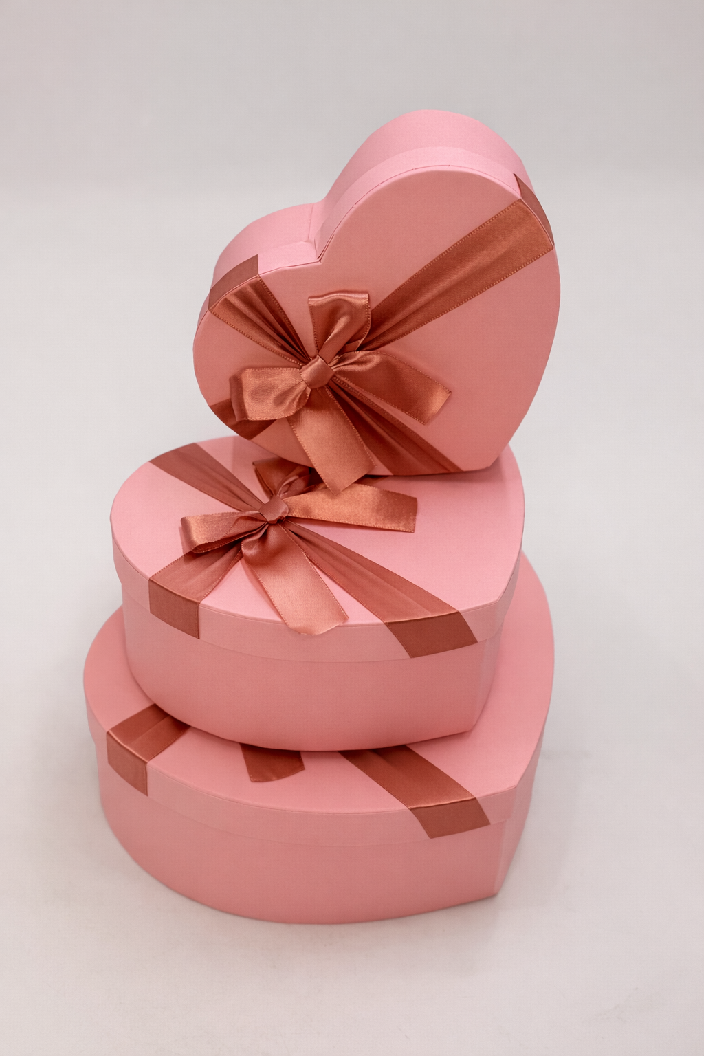 SET 3 CAJAS CORAZON LISO