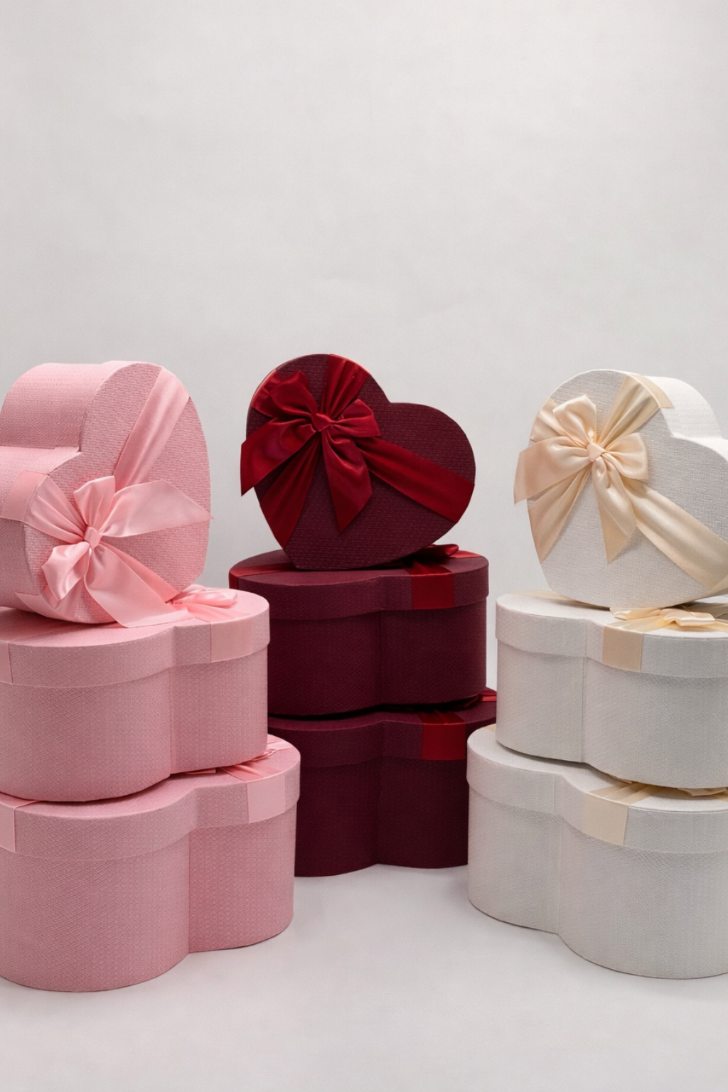 SET 3 CAJAS CORAZON MEDIANO
