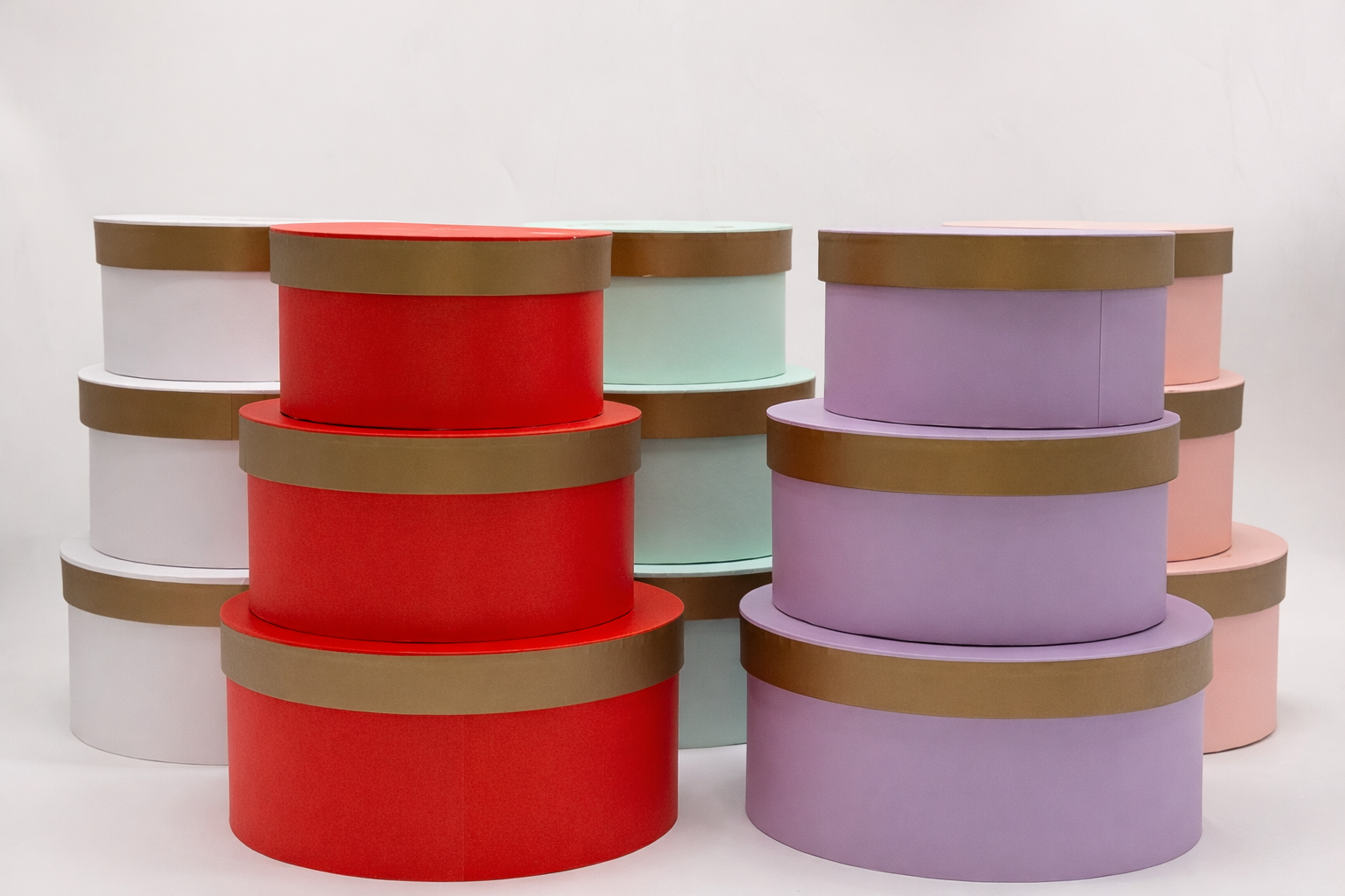 Set Círculo Tres Cajas – Terciopelo