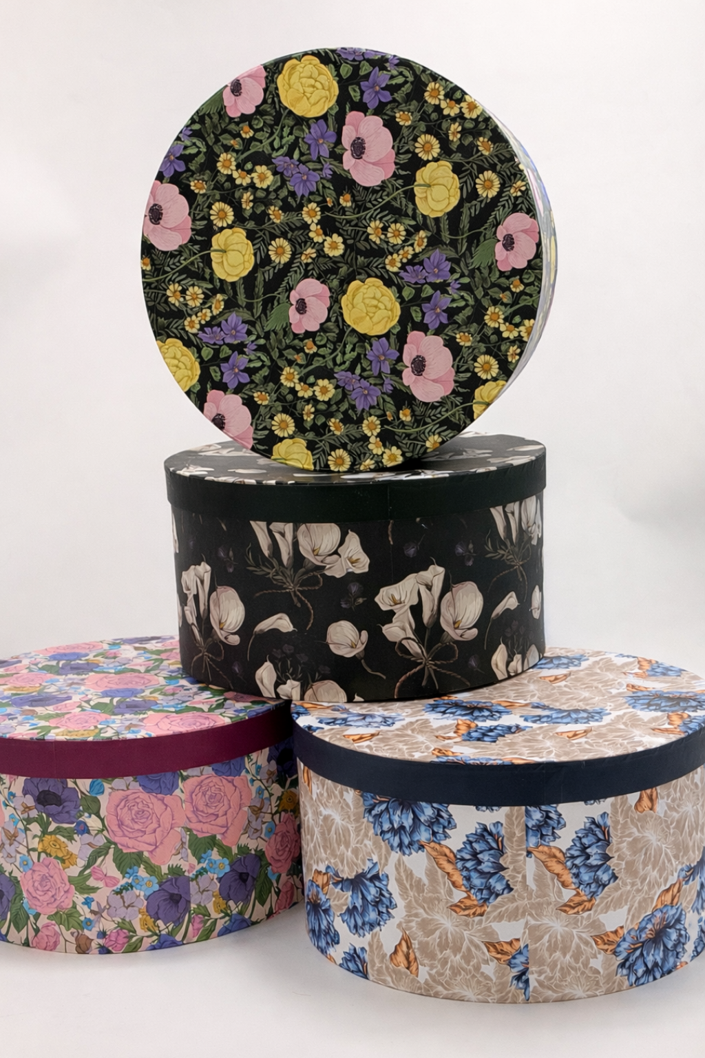 Set Círculo 10 Cajas – Estampado Floral - Imagen 2