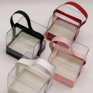 Caja Acrílica Transparente con Asa