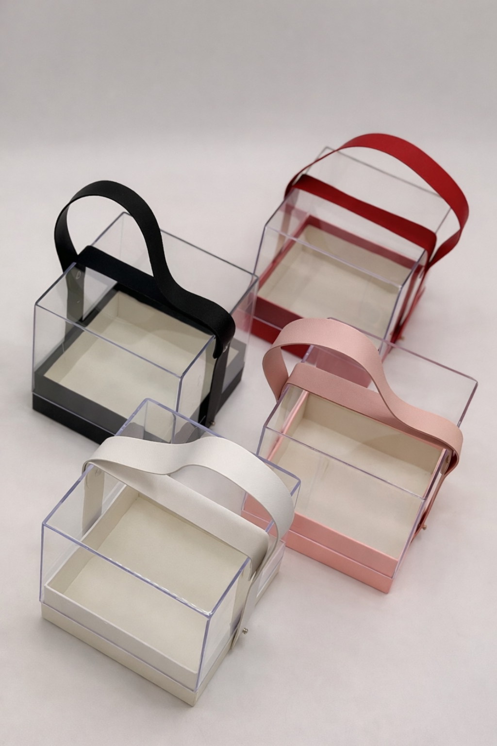 Caja Acrílica Transparente con Asa