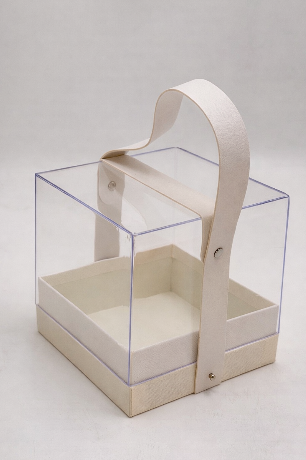 Caja Acrílica Transparente con Asa - Imagen 2