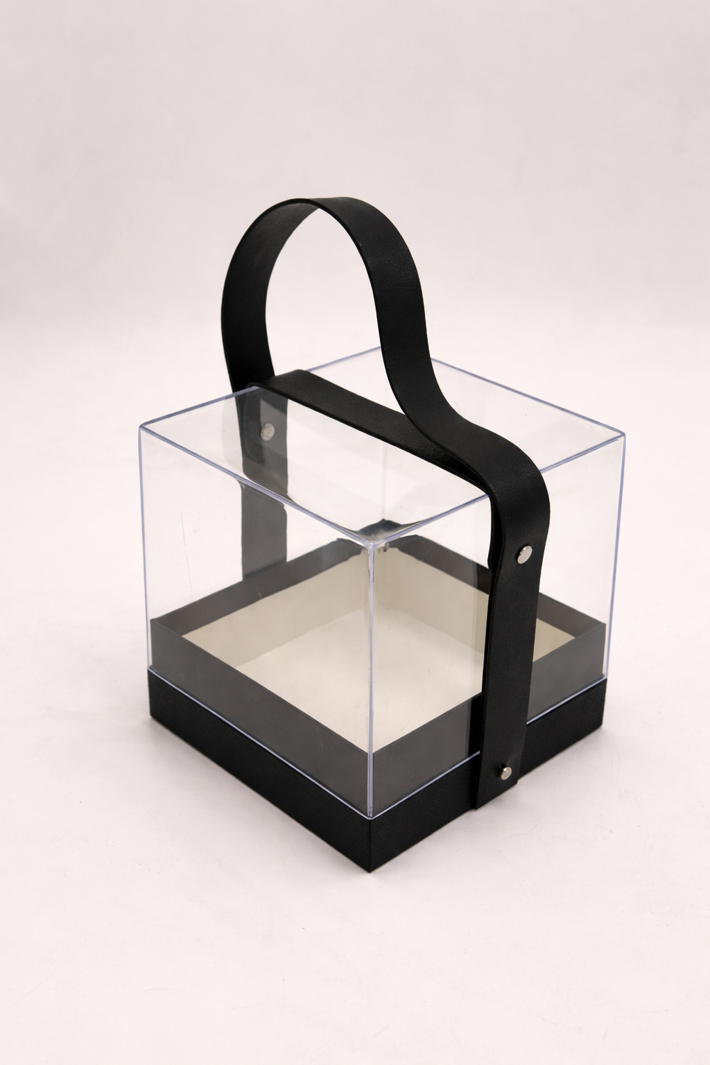 Caja Acrílica Transparente con Asa - Imagen 3