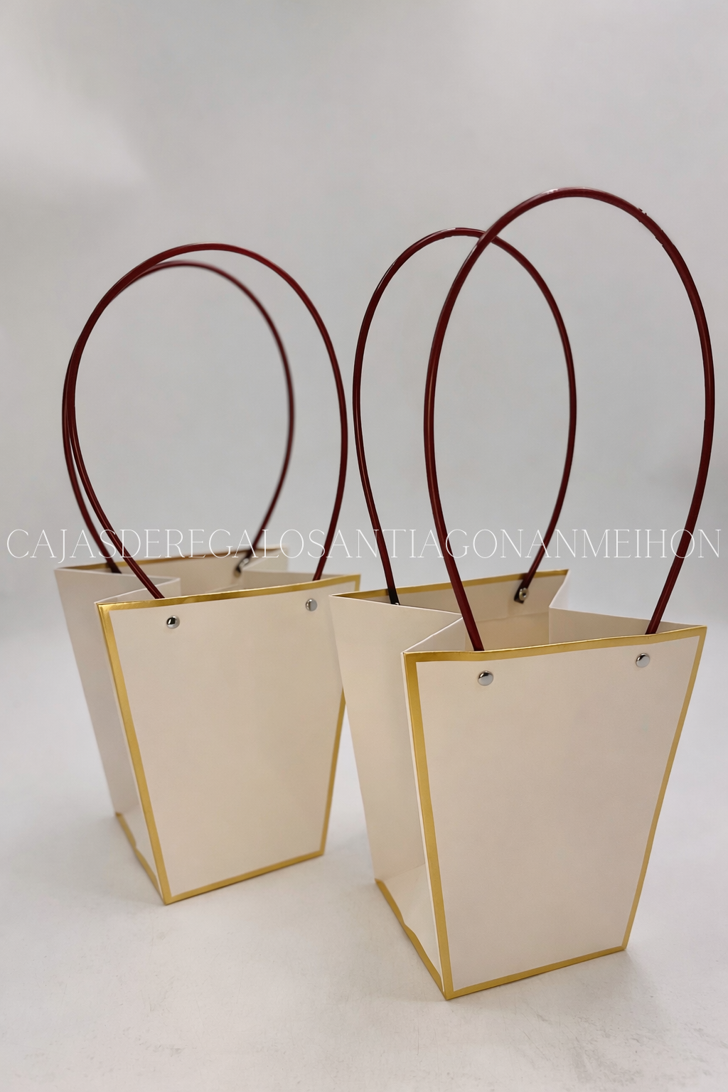 BOLSA ELEGANTE GRANDE BORDE DORADOPACK 10 UNI