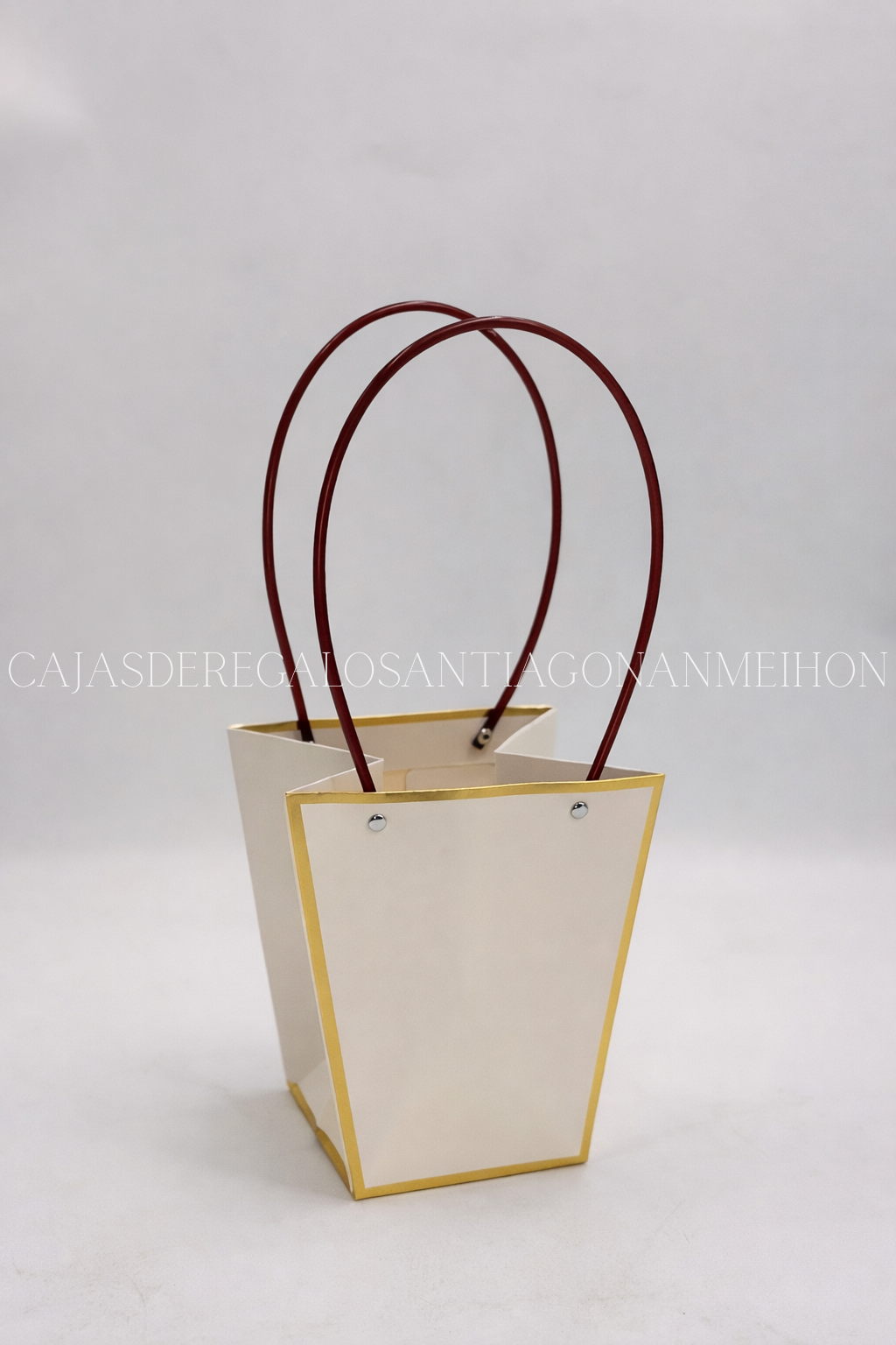 BOLSA ELEGANTE GRANDE BORDE DORADOPACK 10 UNI - Imagen 2