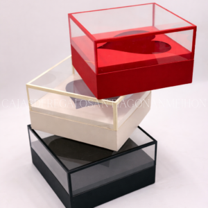 CAJA ACRILICA CORAZON