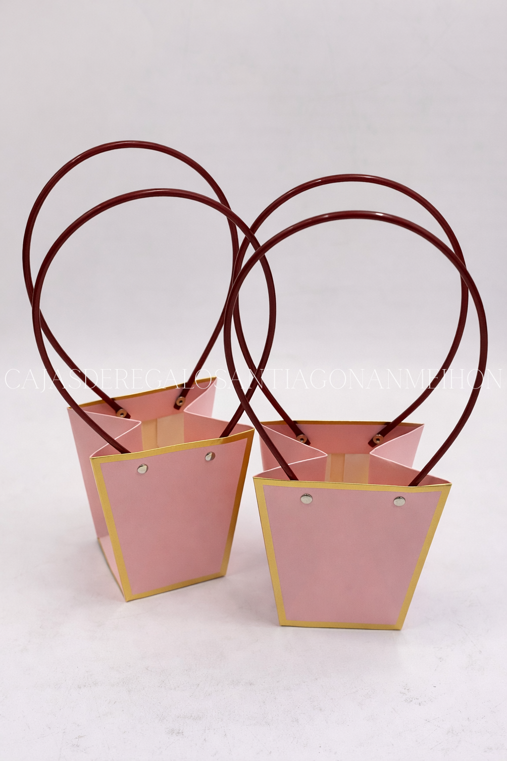 BOLSA ELEGANTE CHICA BORDE DORADO