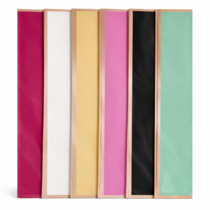PAPEL COREANO LISO BORDE DORADO