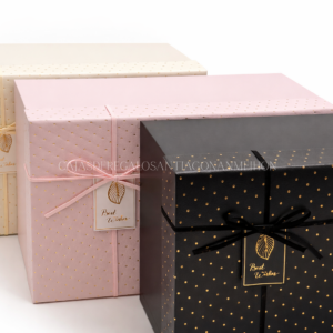 SET 10 CAJAS RECTANGULO LAZO