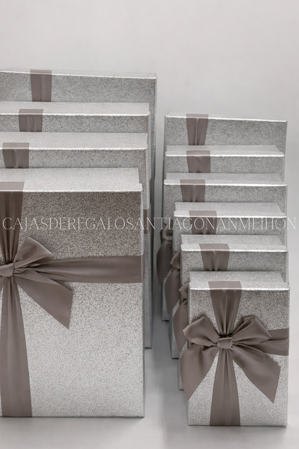 SET 10 CAJAS RECTAGULO BRILLANTE - Imagen 2