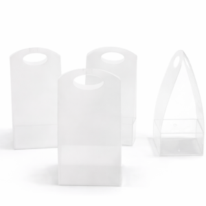 BOLSA CON CAJA ACRILICO 4 uni