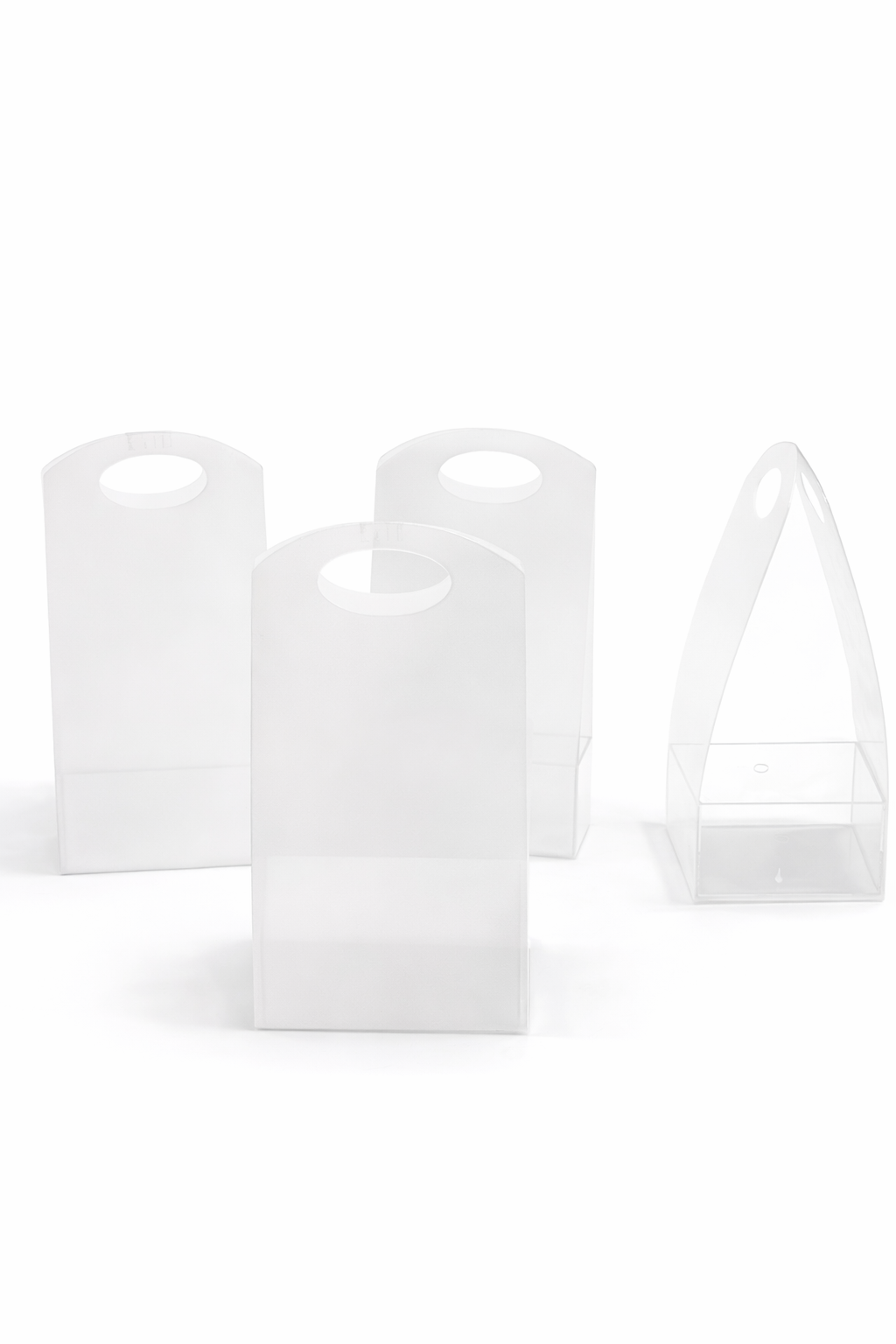 BOLSA CON CAJA ACRILICO 4 uni