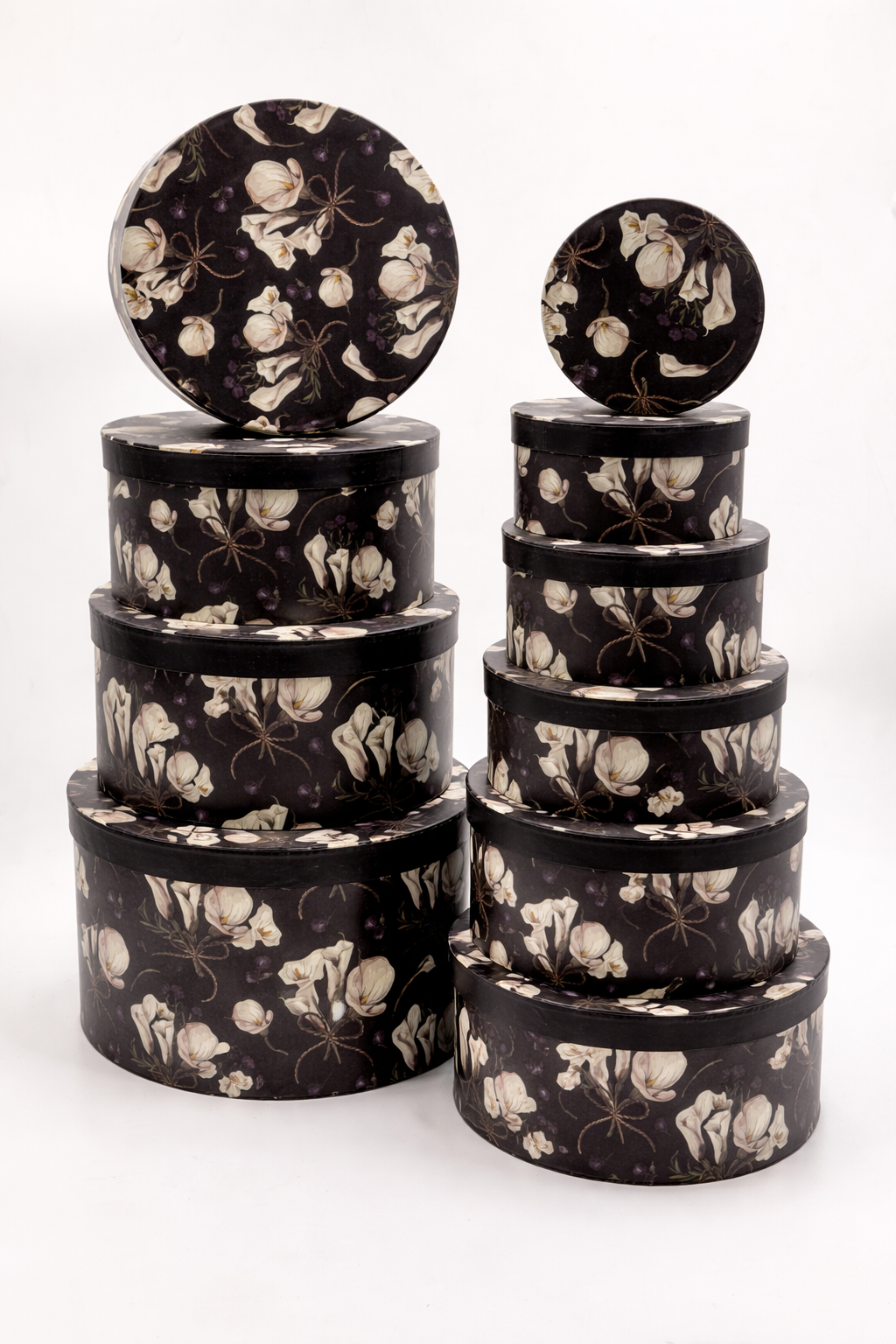 Set Círculo 10 Cajas – Estampado Floral